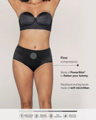 Classic satin butt lifter firm compression brief