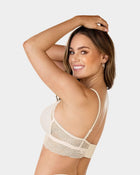 Soft lace wireless multiway bralette