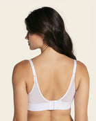 Memory foam push-up underwire bustier bra with strappy front
