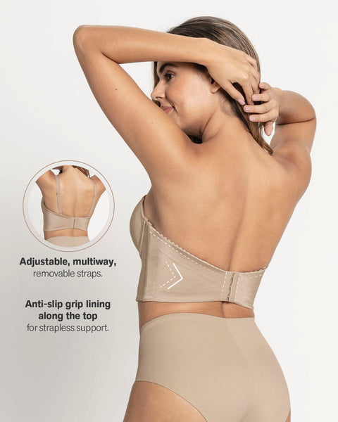 Strapless bustier bra hotsell for wedding dress