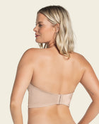 Strapless contouring bustier bra