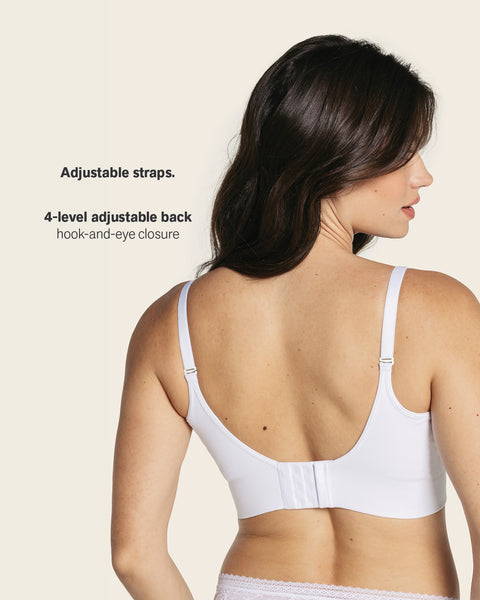 High-tech clip cup nursing bra#color_000-white