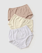 3 Comfy full brief panties