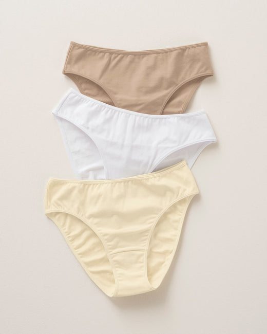 3-Pack cotton brief panties with tummy coverage#color_s08-light-brown-white-ivory