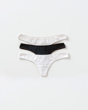 3-Pack stretch cotton low-rise thong panties#color_987-assorted