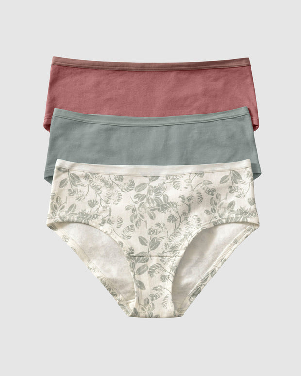 3-Pack Hiphugger Panties in Super Comfy Cotton#color_s29-gray-rosewood-ivory-print