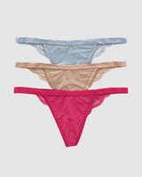 3 Low rise g-strings with lace#color_s34-light-blue-nude-fuchsia