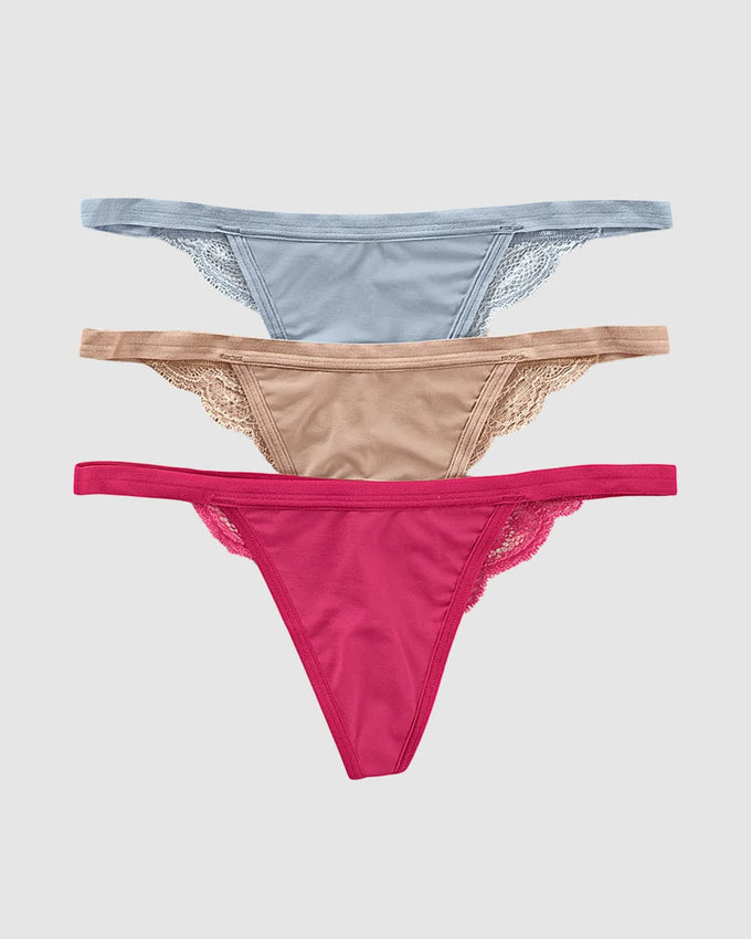 3 Low rise g-strings with lace#color_s34-light-blue-nude-fuchsia
