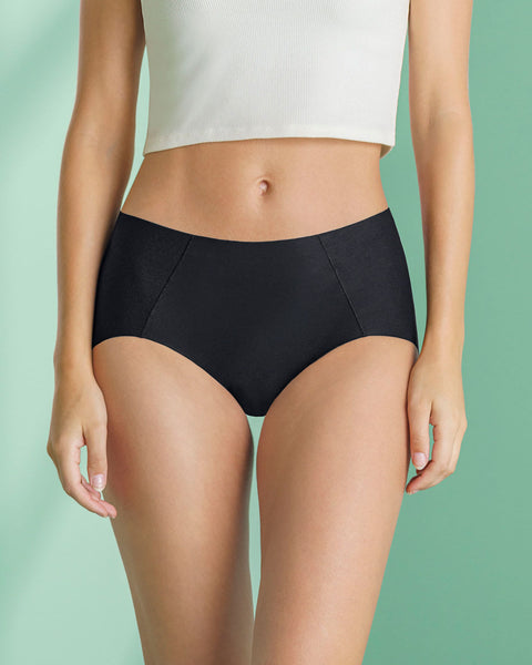 3 Full coverage comfy classic panties#color_s02-light-brown-white-black