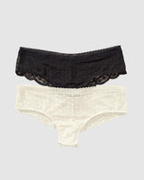2-Pack Tulle and Lace Cheeky Panties#color_s41-pearl-black