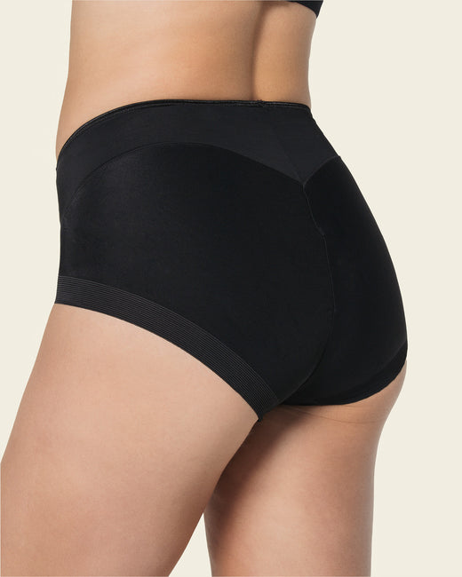High-cut seamless shaper panty#color_700-black