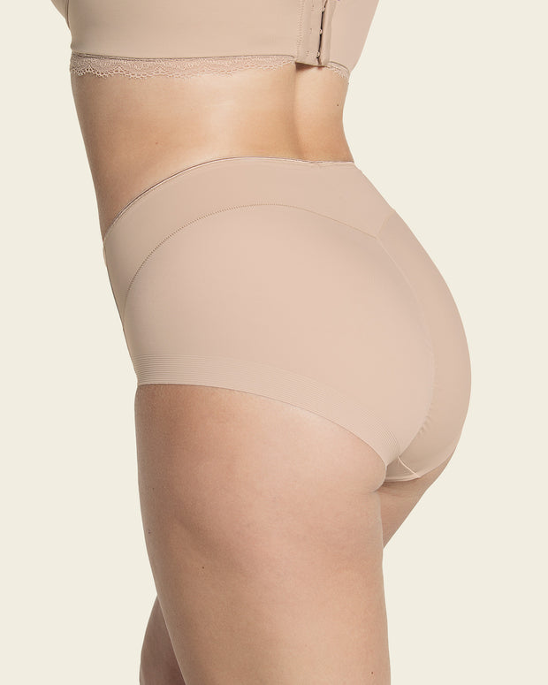 High-cut seamless shaper panty#color_802-nude