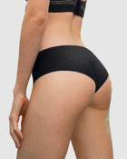 2-Pack seamless hipster panties with decorative contrast stitching