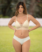 2-Pack seamless hipster panties with decorative contrast stitching