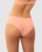 2-Pack seamless hipster panties with decorative contrast stitching
