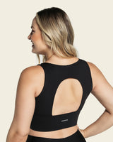 Maximum support sports bra made using bio-pet technology#color_700-black