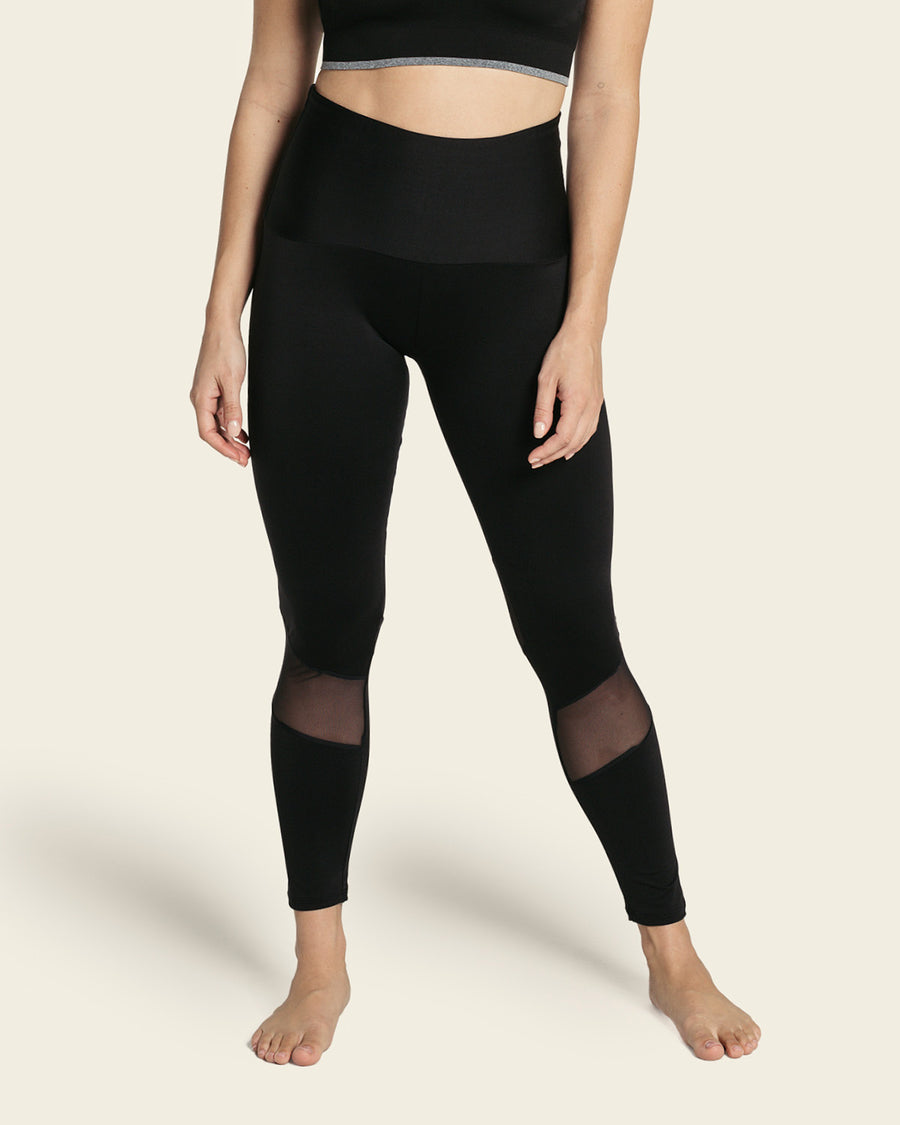 MidRise Mesh Cutout Shaper Legging Leonisa