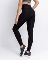 V-cut waistband shaper legging#color_700-black
