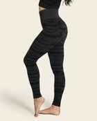 Sculpting high-waisted graphic active legging