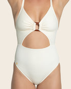 Eco friendly slimming swimsuit with adjustable straps and back