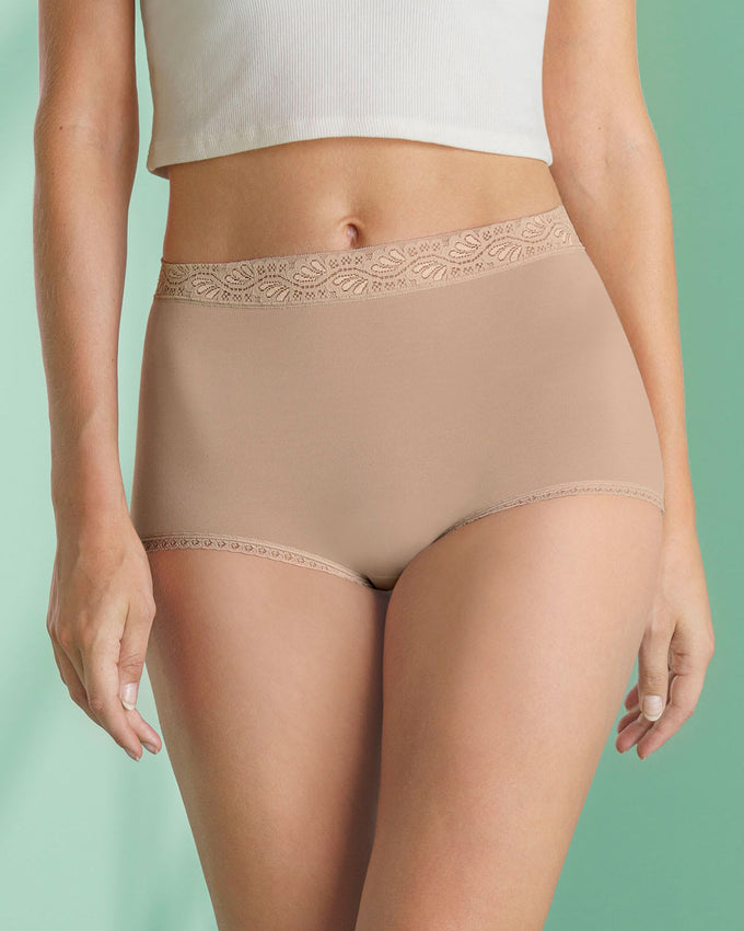 3 Full hi-waist brief panties#color_990-assorted