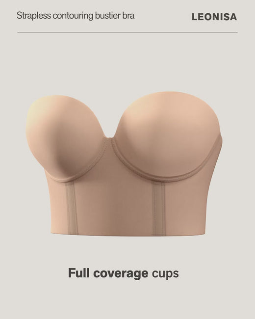 Strapless contouring bustier bra#all_variants