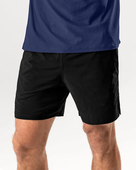Lined active short with side pocket#color_700-black