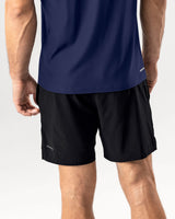Lined active short with side pocket#color_700-black