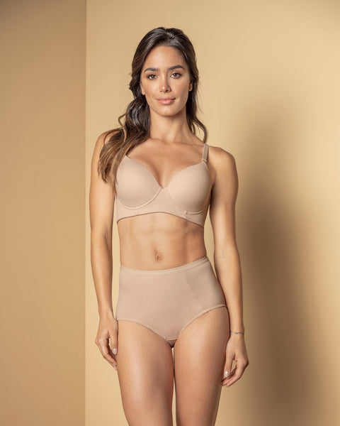 Comfy High-Waisted Smoothing Brief Panty