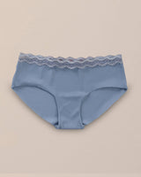 Midrise lace waistband cheeky panty#color_418-blue