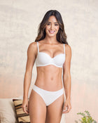 Low-rise classic microfiber thong panty