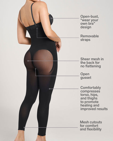 Post-Surgical Ankle Length Bodysuit