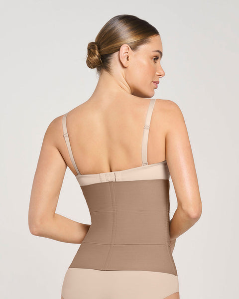 Stage 1 post-surgical abdominal binder#color_857-brown